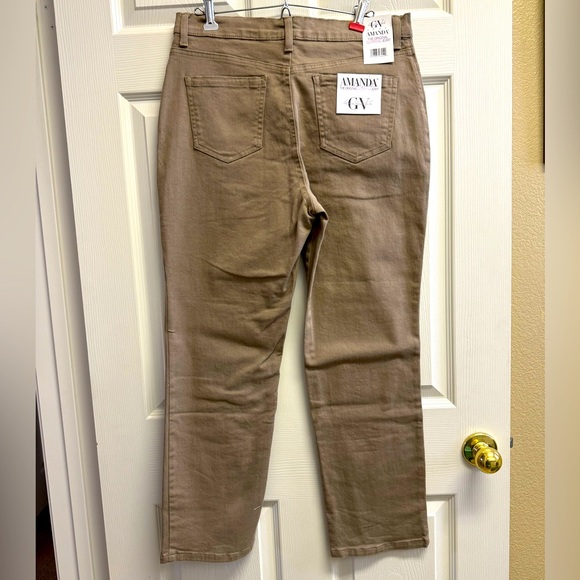 Amanda Jeans by Gloria Vanderbilt - Color/Hazelnut - Sz 12 Short - Picture 3 of 5